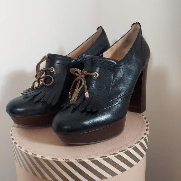 Sperry Shoes - Sperry top sider oxford stacked platform heels